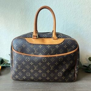 SOLD - Authentic Louis Vuitton Deauville Handbag Monogram Canvas Vintage